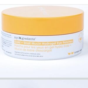 Hydrogel Eye Patches, Gold & Snail- MY INgedients NEW in Box